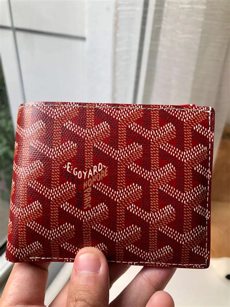 goyard mens wallet cost|goyard wallet price list.